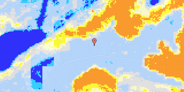 Ekstrem regn på Struensee Alle 6B