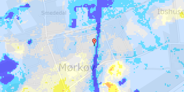 Ekstrem regn på Rosenvænget 101, st. 78