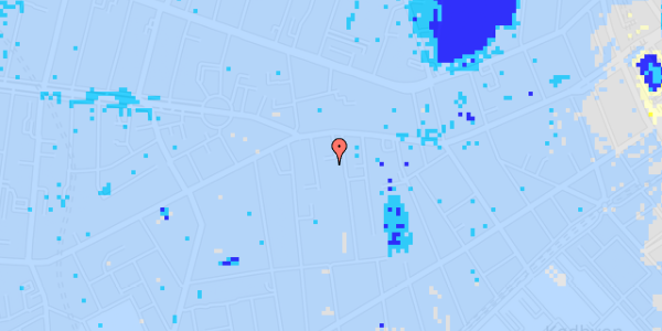 Ekstrem regn på Vesterbrogade 69D, 3. th