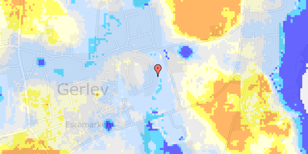 Ekstrem regn på Stenøvej 49