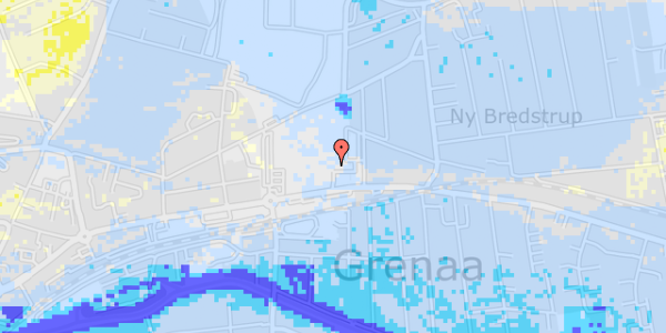 Ekstrem regn på Østerbrogade 67D, 1. 14