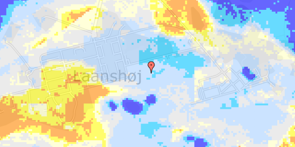 Ekstrem regn på Laanshøj Alle 46