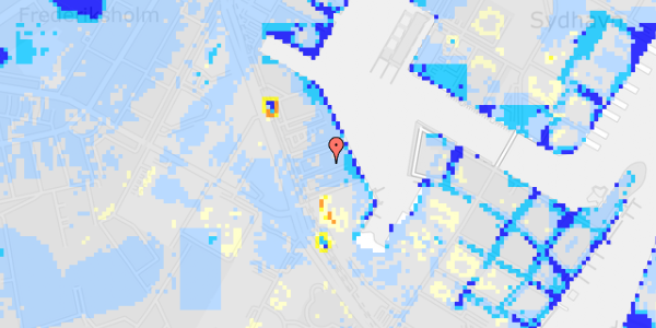 Ekstrem regn på Frederikskaj 6, st. 