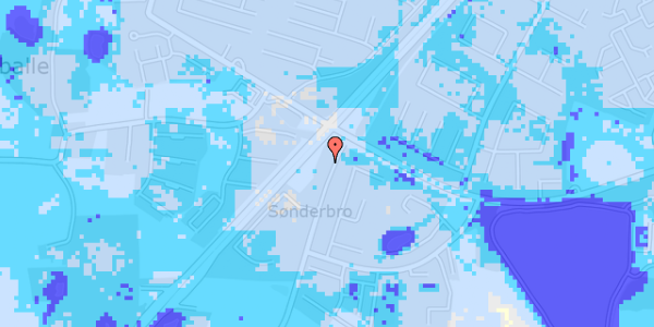 Ekstrem regn på Sønderbro 4B