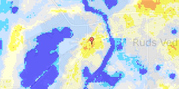 Ekstrem regn på Slagelsevej 7