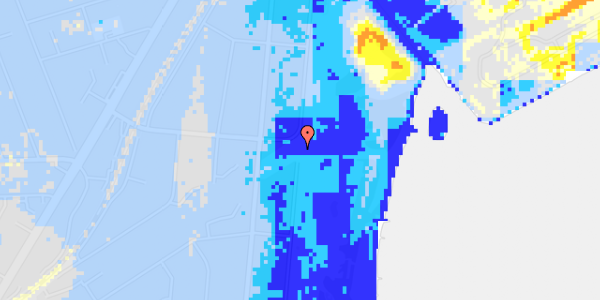 Ekstrem regn på Nordre Kystagervej 41