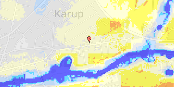 Ekstrem regn på Gl. Banevej 11, 1. 3