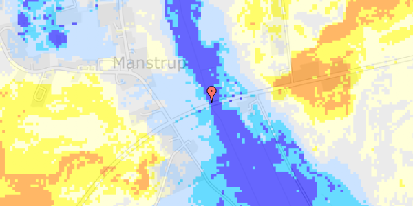 Ekstrem regn på Bejstrupvej 280