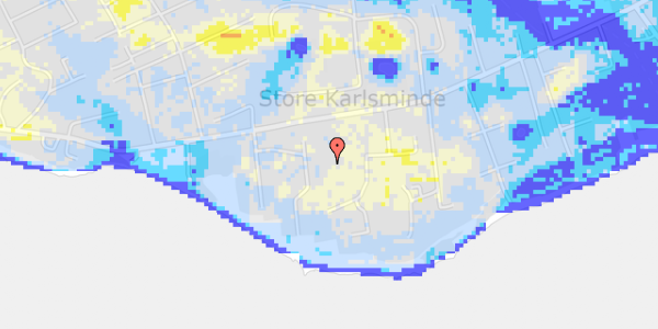 Ekstrem regn på Kærmindestien 7A