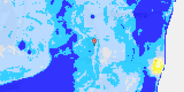 Ekstrem regn på Vognsbjergvej 20B