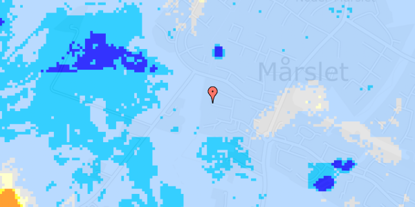 Ekstrem regn på Damgårdstoften 78