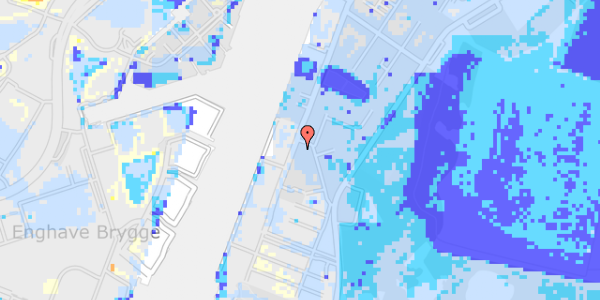 Ekstrem regn på Islands Brygge 79A, 2. 3