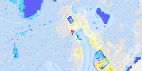 Ekstrem regn på Reventlowsgade 18