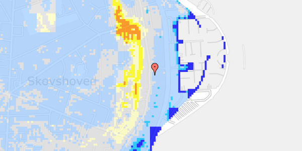 Ekstrem regn på Strandvejen 242