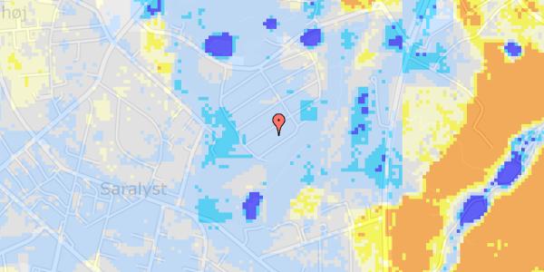 Ekstrem regn på Haveforeningen Skovlunden 69