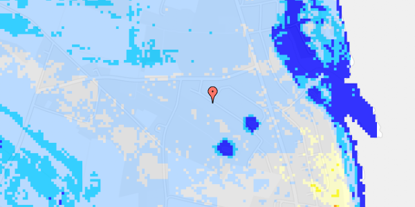 Ekstrem regn på Haslevgårde Eng 10