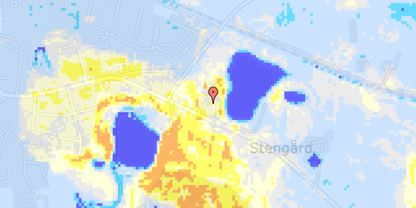 Ekstrem regn på Roskildevej 15A