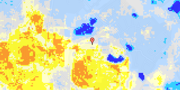 Ekstrem regn på Eventyrbakken 17