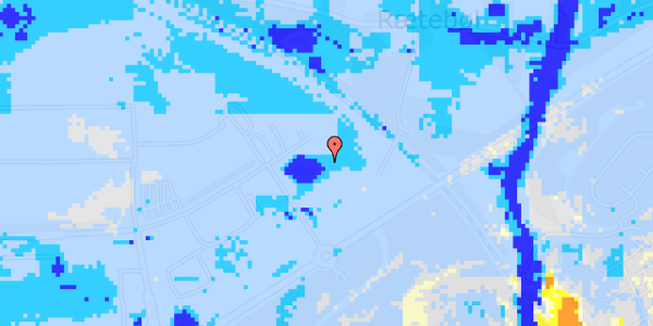 Ekstrem regn på Logistikparken 21