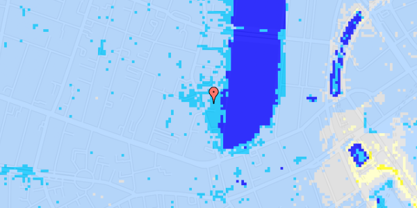 Ekstrem regn på Vodroffsvej 8