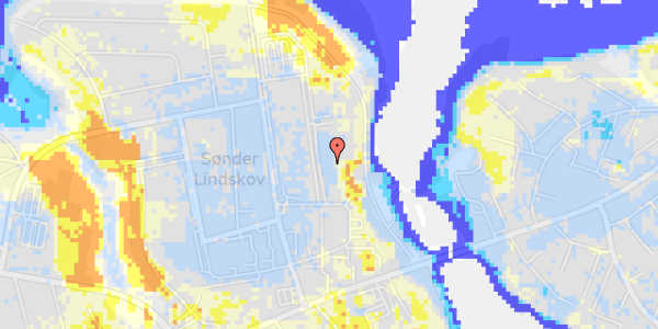 Ekstrem regn på Kollegievænget 22, 1. 1