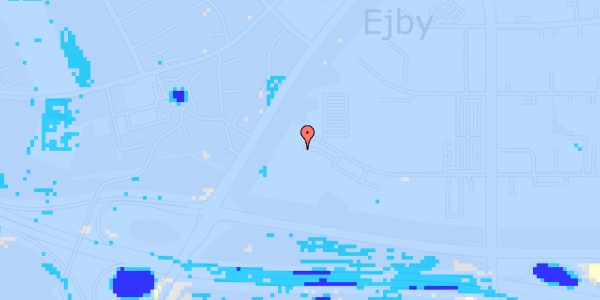 Ekstrem regn på Ejby Industrivej 29