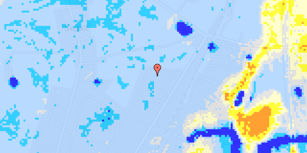 Ekstrem regn på Møllesvinget 35