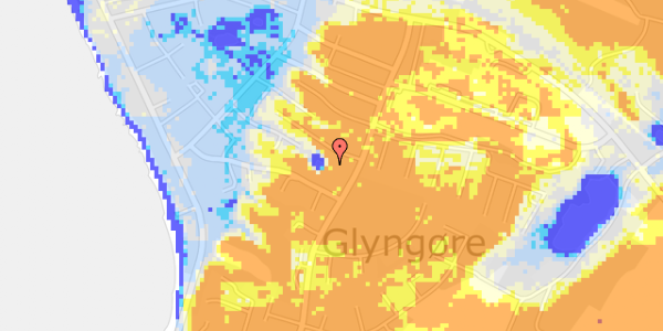 Ekstrem regn på Fyrrevej 5