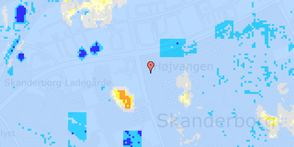 Ekstrem regn på N F S Grundtvigs Vej 1C, 1. 