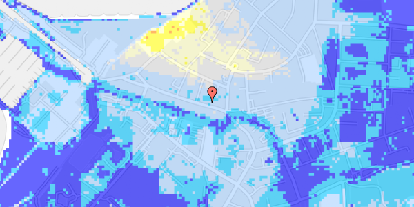 Ekstrem regn på Adelgade 73