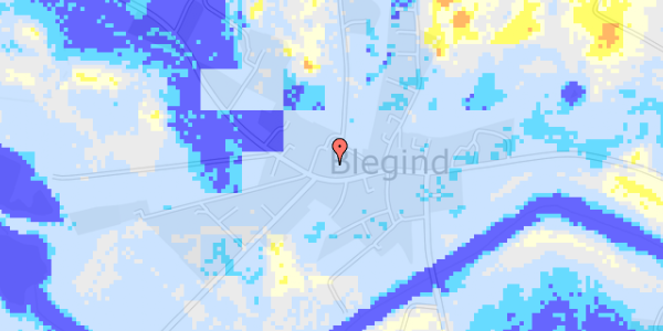 Ekstrem regn på Langballevej 1B