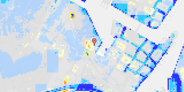 Ekstrem regn på Frederikskaj 2C, st. th