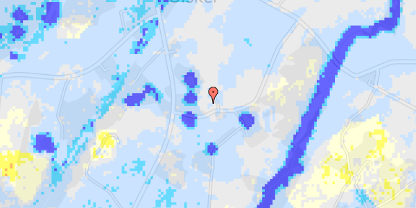 Ekstrem regn på Lindesgårdsvej 1