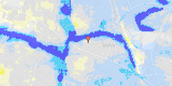 Ekstrem regn på Vestergade 104A