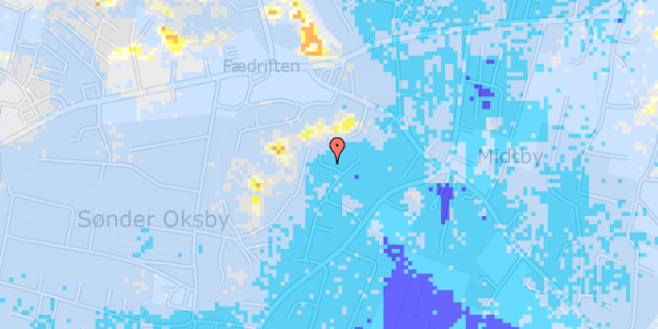 Ekstrem regn på Poul Thøstesensvej 14