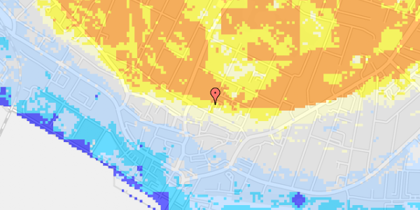 Ekstrem regn på Bjerggade 2B, 1. 