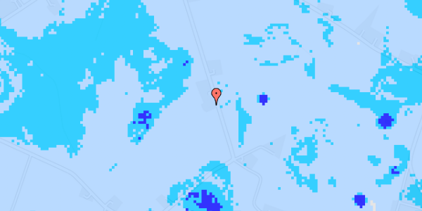 Ekstrem regn på Snertinge Markvej 26