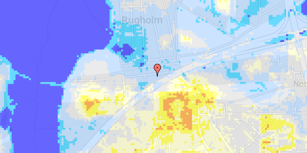 Ekstrem regn på Haveforeningen Rugholm 327