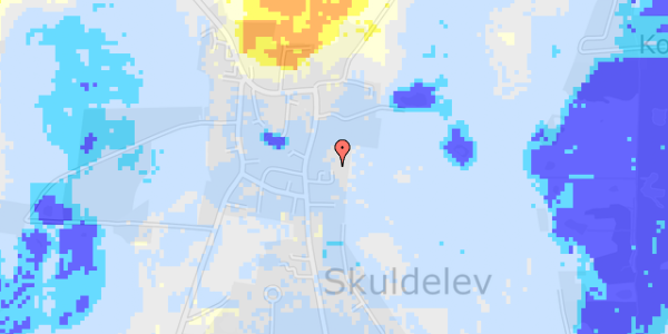 Ekstrem regn på Østergade 27D, 1. 1