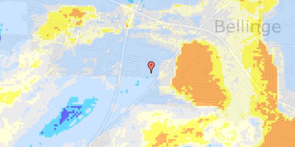 Ekstrem regn på Bakketoppen 14