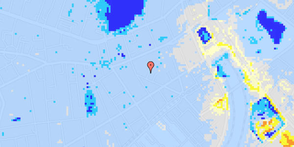 Ekstrem regn på Abel Cathrines Gade 11, 4. th