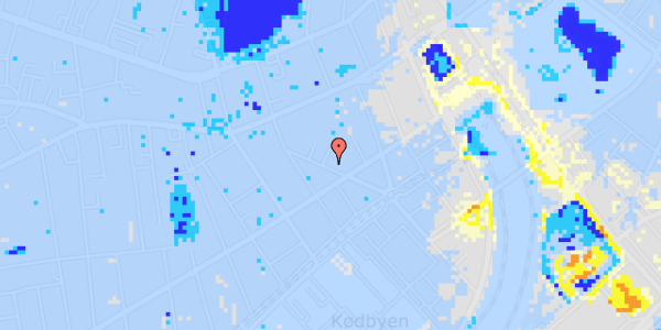 Ekstrem regn på Abel Cathrines Gade 21, 4. th