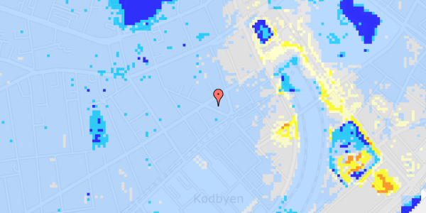 Ekstrem regn på Abel Cathrines Gade 29, st. tv