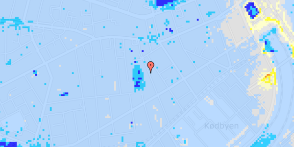 Ekstrem regn på Absalonsgade 20, 2. th