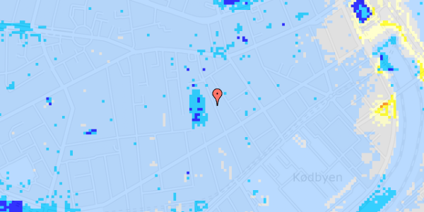 Ekstrem regn på Absalonsgade 22, 5. tv