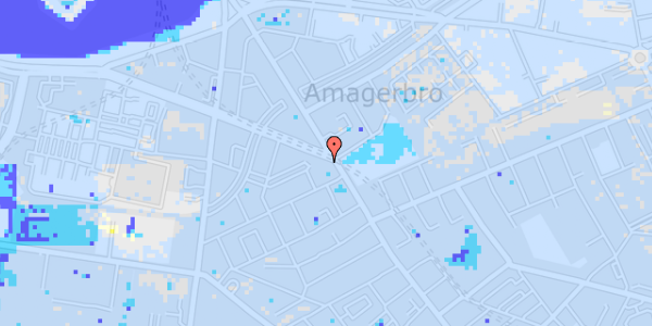 Ekstrem regn på Amager Boulevard 134, 5. th