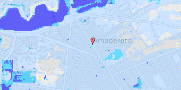 Ekstrem regn på Amagerbrogade 18, st. 2