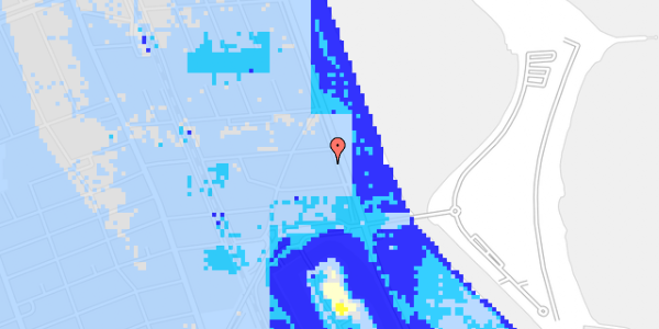 Ekstrem regn på Amager Strandvej 226