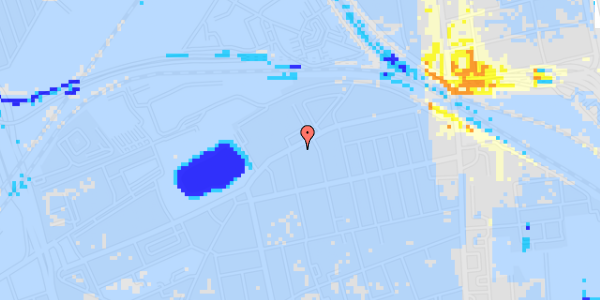 Ekstrem regn på Bellmansgade 16, 3. th