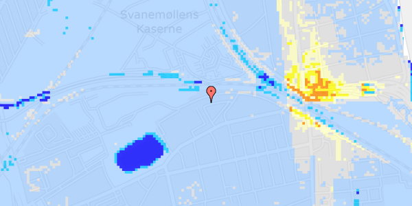 Ekstrem regn på Bellmansgade 25, 4. th